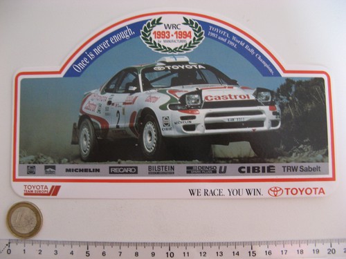 Autocollant toyota wrc rally - autocollant,
