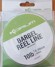 Nylon Korum Barbel Reel Line 10LB 30/100 500 mètres
