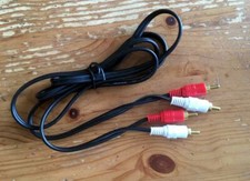 Câble audio double mâle