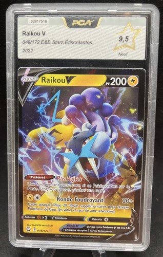Carte pokémon raikou - carte, v