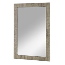 Miroir Mural Design "Solide" 60cm Naturel
