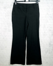 Camaïeu pantalon femme taille 38 noir gris foncé tissu long ladies black trouser