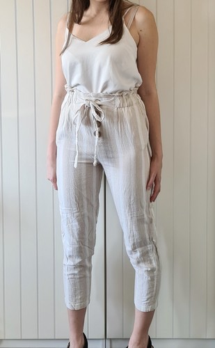 Pantacourt pantalon rayé - pantalon, 7/8