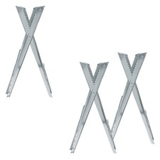 Chevalet de sciage grumes en métal galvanisé couper bois support pliable 150 kg