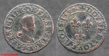 Royale ! Double tournois d'HENRI IV, 1598 A, Paris, en TB+