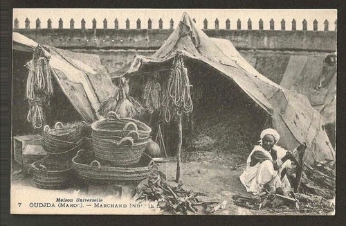Maroc oujda carte postale - maroc,