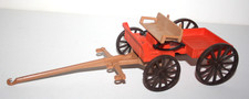PLAYMOBIL 3587 VINTAGE CHARIOT ROUGE CARRIOLE COW BOY ET FEMME WESTERN