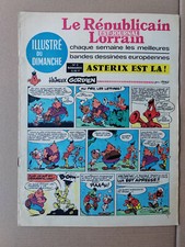 ILLUSTRE DU DIMANCHE 3 UDERZO GREG MORRIS GRATON... 1967 astérix blueberry