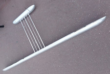 César Putzeys Verre Lumière Suspension Sixty Six Space Age 135 cm Aluminium