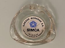 Automobilia Automobile cendrier Verre Simca