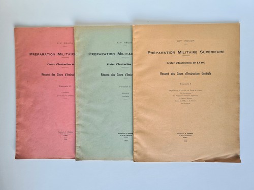 Rare fascicules préparation