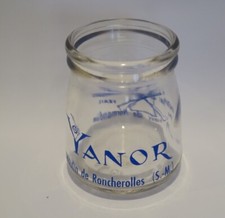 Ancien pot yaourt yoghourt YANOR Moulin de Rocherolles old french yogourt 4