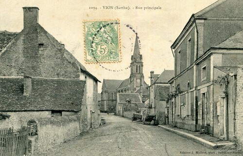 Carte vion rue principale - carte,
