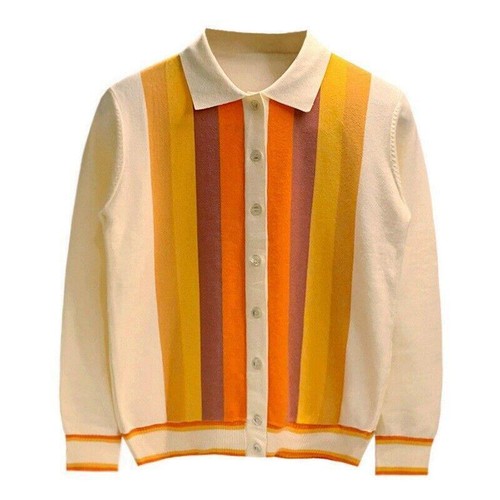 Men autumn slim - slim, stripes