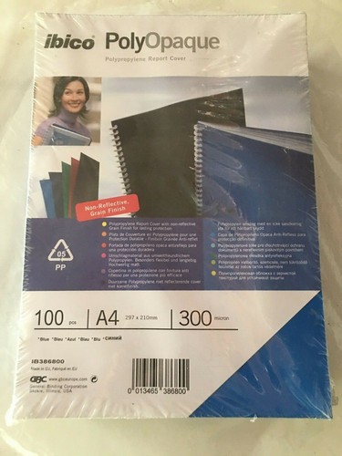 Couverture reliure poly opaque - couverture,