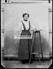 Plaque verre photo ancienne