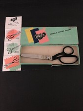 Vintage Pinking Sheers Wiss Model C with Box Scissors