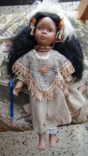 Poupee antillaise mulatre - antillaise, de