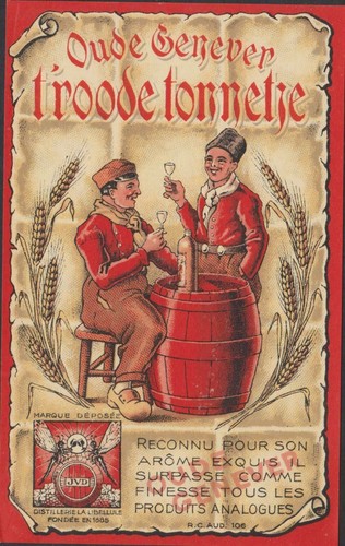 Etiquette ancienne distillerie - etiquette,
