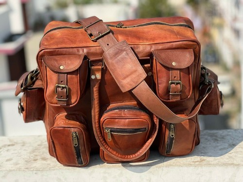 Sac cuir véritable voyage - sac,