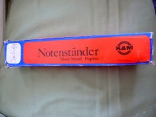 PORTE PARTITION DE MUSIQUE CHROME - PUPITRE - marque = NOTENSTANDER - Germany