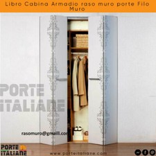 Livre Cabine Armoire Satin Mur Portes Fil Mur