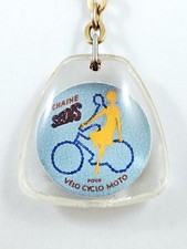 PORTE-CLES - CHÂINE SEDIS Vélo Cyclo Moto - DELTA RECORD Vintage GARAGES 1960s