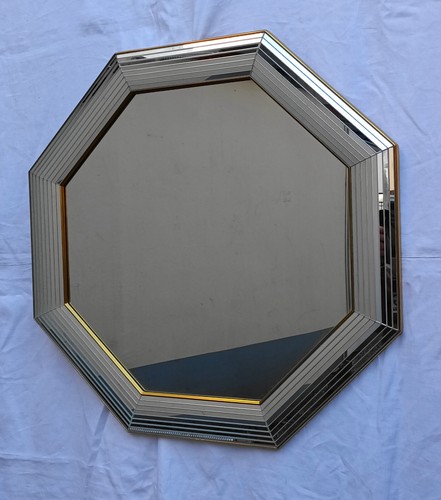 Miroir octogonal belge deknudt - miroir,