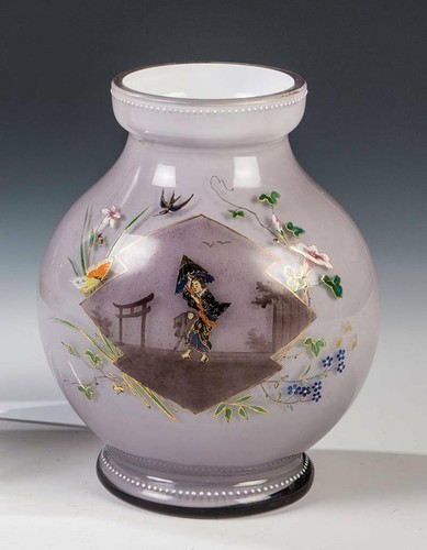 Vase verre avec - en,