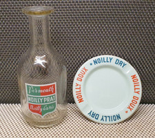 Lot de 1 Carafe et 1 Cendrier Publicitaire Noilly Prat Vermouth  Pub Bistrot