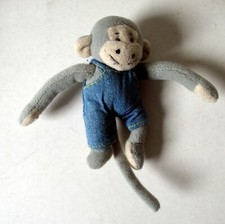 Mini peluche Popi Salopette jean 12 cm environ