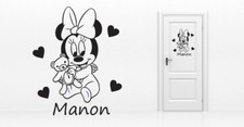 * 1 Sticker Bébé Minnie
