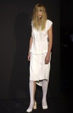 Martin Margiela Spring Summer 2004 Long white dress  Size IT 42 Oversize 