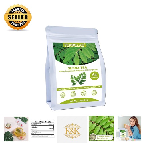 Organic senna tea bags 5g - senna, 1.5g