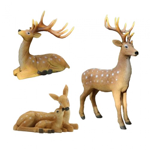 Sculpture cerf résine - en,
