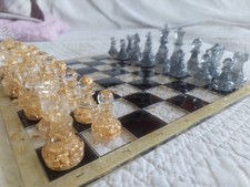 jeux d'echec en résine epoxy