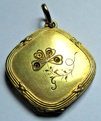 Ancien pendentif porte photo - ancien,