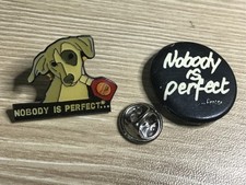pins PENTEX NOBODY IS PERFECT