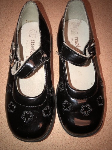 Melania girls black patent - black,