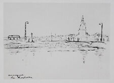 Albert MARQUET (1875-1947) - Estampe "La Rochelle"