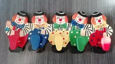 Porte Manteau Chambre d'Enfant aux Clown Artiste de Cirque en Bois