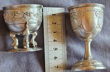 Coquetiers argent massif 1 - massif,