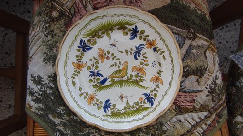 Assiette decoration vieux - assiette,