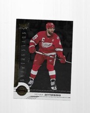 2017-2018 UPPER DECK HOCKEY SHINING STARS HENRIK ZETTERBERG #SSL-4