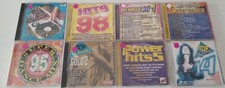 LOT DE 8 ANCIENS CD DE COMPILATION / HITS 98 / POWER HITS 5 / TOUS EN BOITE / ME