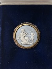 ANCIEN Broche Camée Wedgwood Brooch Cameo Spilla