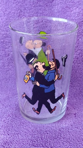 Tintin verre - :, milou