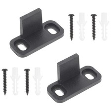  2 Sets Guide Porte Galandage Bouchon Matériel Grange Coulissante