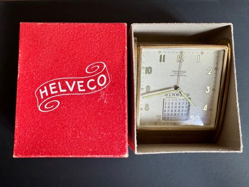 Ancien réveil helveco laiton - ancien,