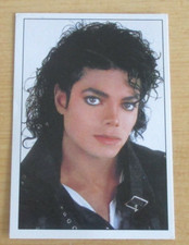 1988  MICHAEL  JACKSON   # 44 RARE  SALUT COLLECTION  PANINI VIGNETTE  NEUVE